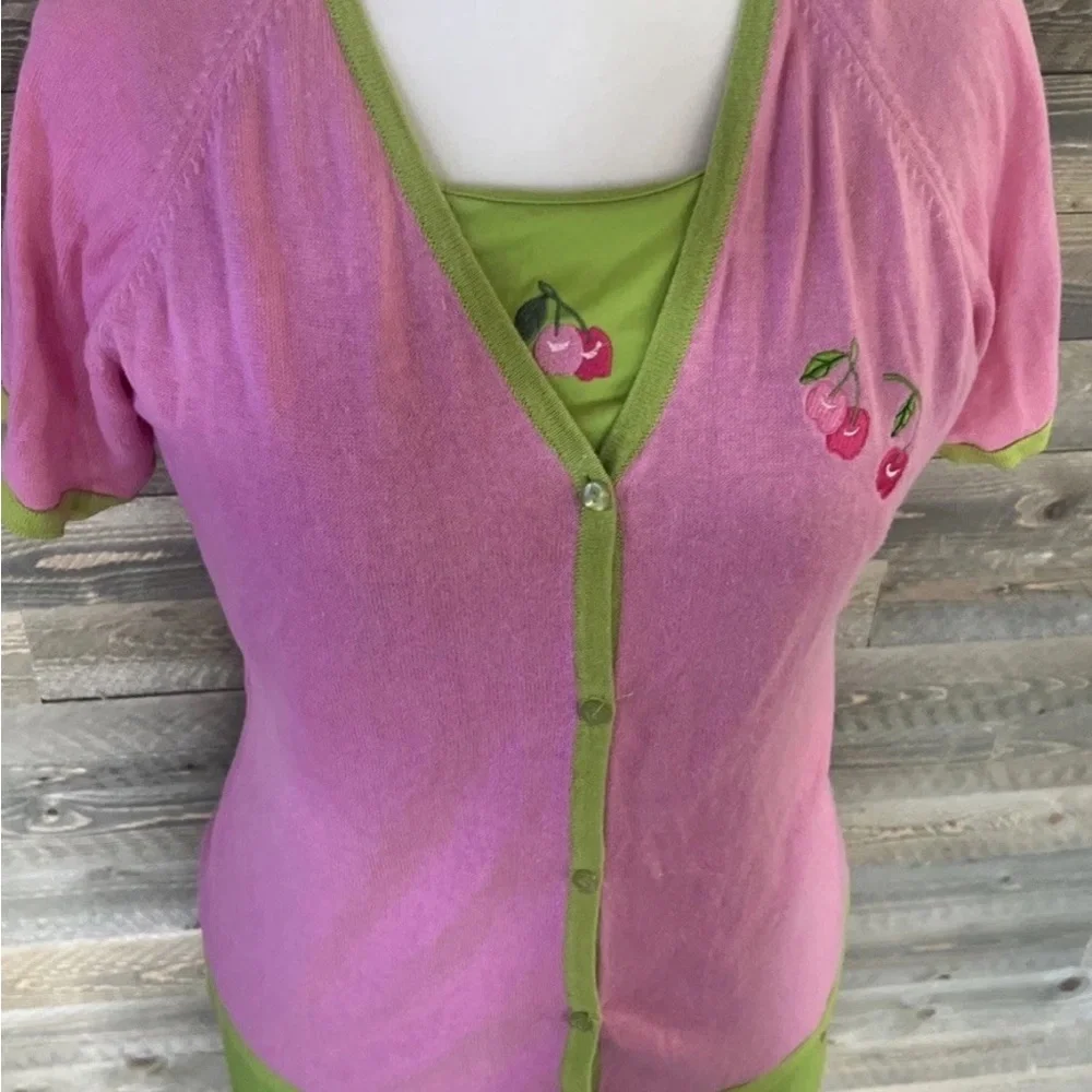 Island Influences Cherry Dress & Cardigan 10 - Picture 3 of 16